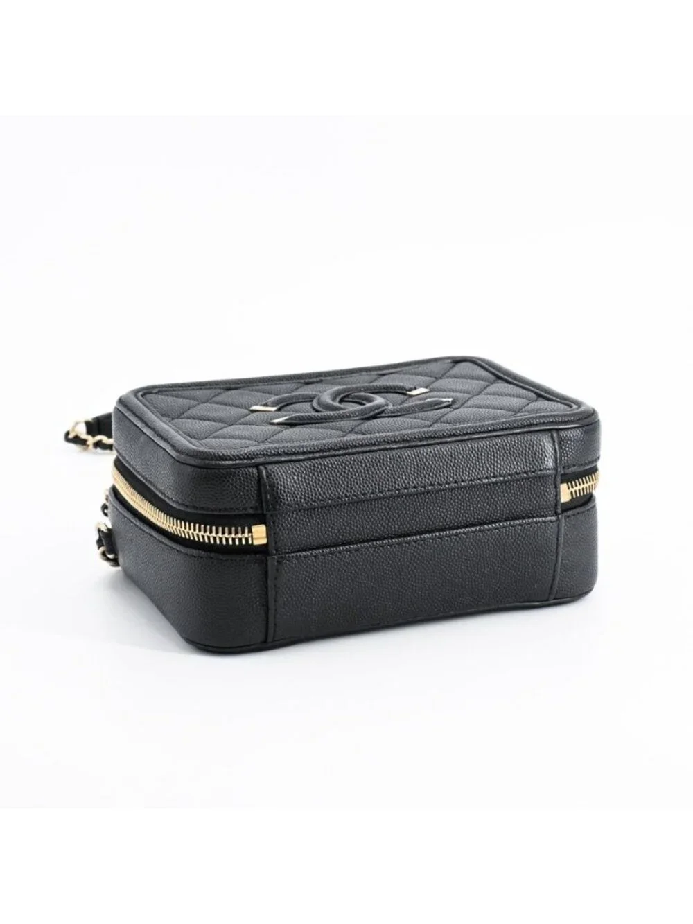 Chanel Shoulder Bag CC Filigree Small Vanity